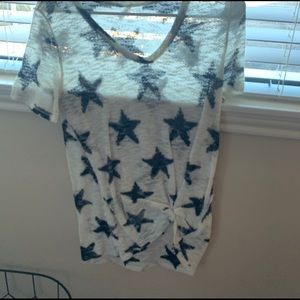 star white light weight shirt